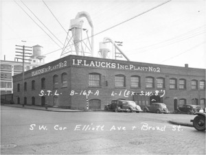 Ainsworth & Dunn Warehouse in 1937 / Source: Washington State Archives, Puget Sound Region Branch